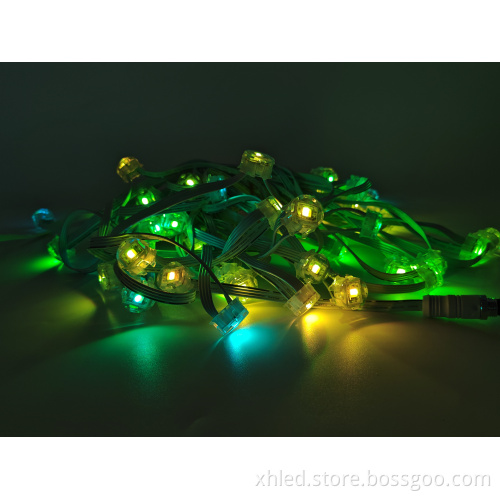 Exterior LED Holiday RGBW 24V Pixel Lights - Waterproof Outdoor Christmas Eaves Lights